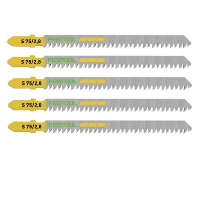 Festool Stichsägeblätter S75/2,8/5 WOOD Straight Cut 5 Stück 204260