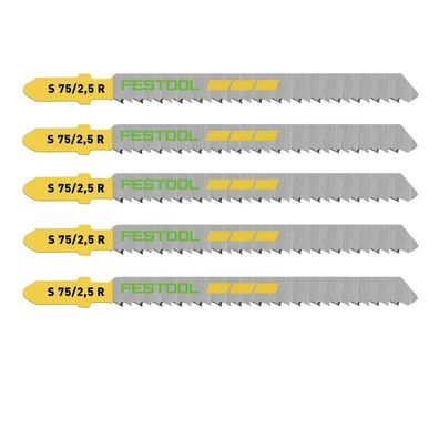 Festool Stichsägeblätter S 75/2,5 R/5 für PS 300 PSB 300 PS 400 PSC400 Sägeblatt