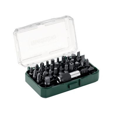 Metabo Bitsatz 32-teilig Torx-Tamper Adapter magnetischer Bithalter 626697000