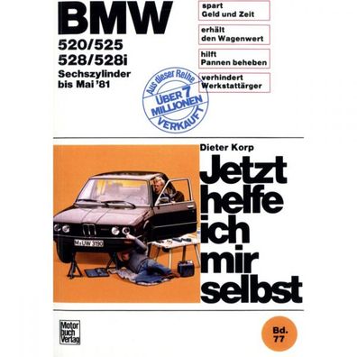 BMW 5er 520/525/528/528i Typ E12 1972-1981 JHIMS Reparaturanleitung Motorbuch