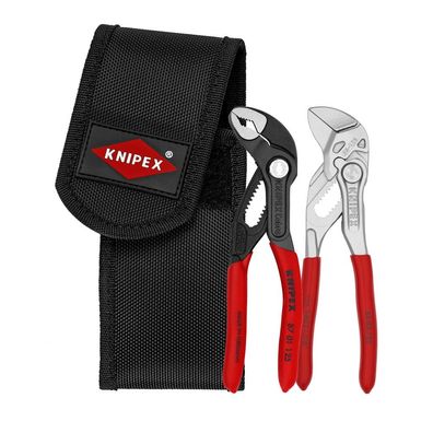 Knipex Minis in Gürteltasche Wasserpumpenzange Mini-Zangenschlüssel 002072V04