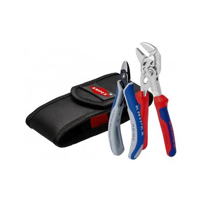 Knipex Kabelbinder - Trennset 001972V01 Zangenschlüssel Seitenschneider Tasche