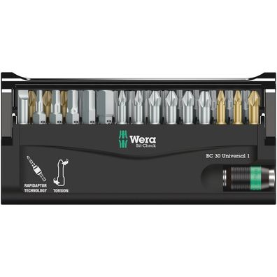 Wera Bit-Check 30 Universal 1 Bit-Sortiment Bits 30-teilig 05056440001