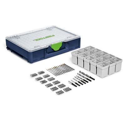 Festool Systainer³ Organizer SYS3 ORG M 89 CE-M Bohrer-Bit-Sortiment 576931