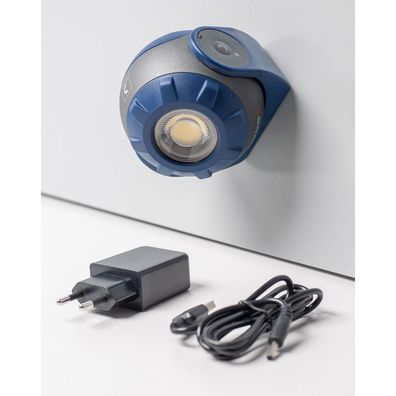 Scangrip Soundled S Akku Minibaustrahler 600 Lumen Bluetooth Lautsprecher IP65