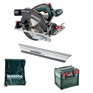 Metabo Akku Handkreissäge KS18 LTX57 in Metabox + FS160 + Sportbeutel