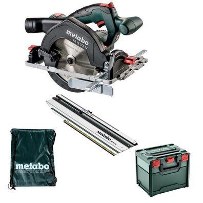 Metabo Akku Handkreissäge KS18 LTX57 Metabox + Kappschiene KFS44 + Sportbeutel