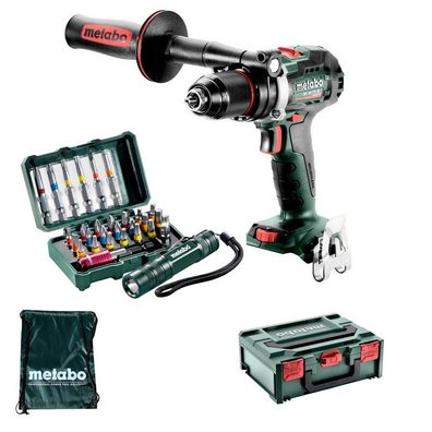 Metabo Akku-Bohrschrauber BS18LTXBLI + Metabox145 + Bit-Box + Sportbeutel