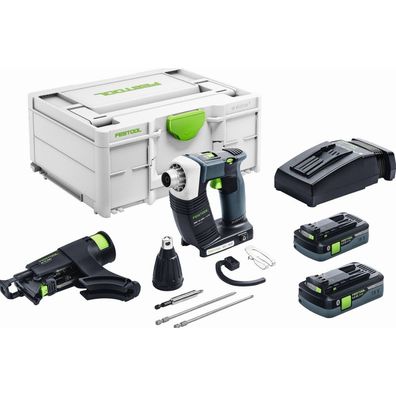 Festool Akku-Bauschrauber DWC18-4500 576502 2x Akku 4,0 TCL6 Systainer SYS3187