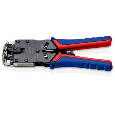 KNIPEX Crimpzange für Westernstecker 975112 verbesserter Öffnungsmechanismus