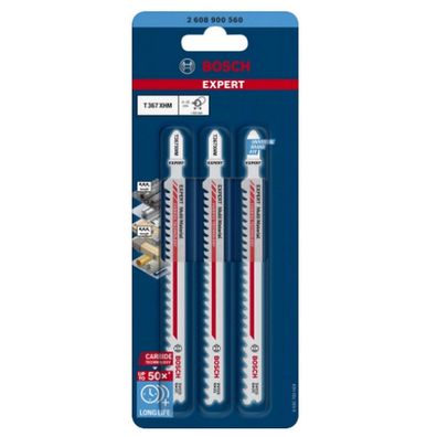 Bosch Stichsägeblätter T367XHM 3 Stück Expert 2608900560 Multi Material