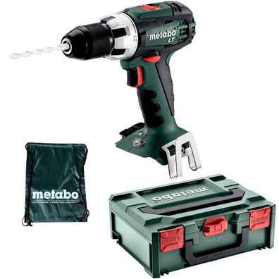 Metabo Akku-Bohrschrauber BS 18 LT solo + Transportkoffer Metabox + Sportbeutel