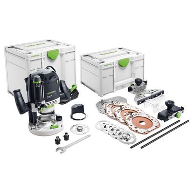 Festool Oberfräse OF 2200 EB-Set 576220 Spannzange Ø 8/12mm Systainer SYS3 M 337