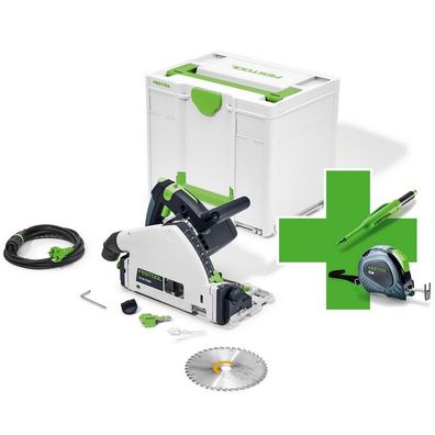 Festool Tauchsäge TS 55 FEBQ-Plus Fan Edition 577209 Maßband Pica Stift Limited