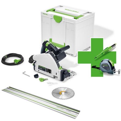 Festool Tauchsäge TS 55 FEBQ-Plus Fan Edition + FS1400 Maßband Pica Stift Limited