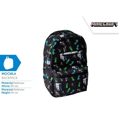 Minecraft - Rucksack schwarz