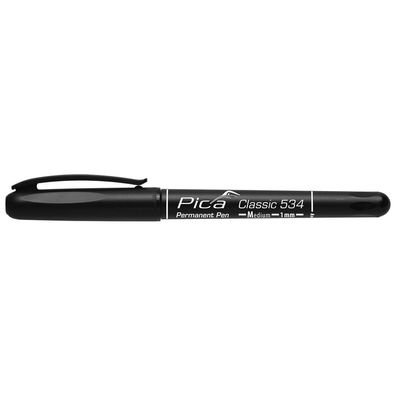 Pica Classic Permanent Pen Medium schwarz 1,0 mm 534/46 Stift Medium-Spitze M