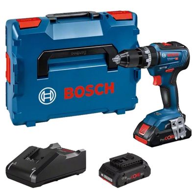 Bosch Akku Schlagbohrschrauber GSB 18V-55 2 x 4,0Ah Procore L-Boxx 06019H5304