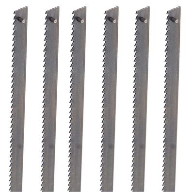Holzstar Holzkraft Stift Sägeblatt für Dekupiersäge 135x6,0x0,4mm 5911660 6 Stk