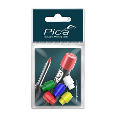 Pica Zubehör Set farbige Kappen Marker Dry 55801