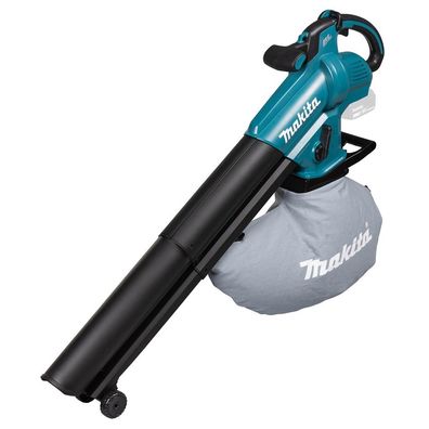 Makita Akku Laubbläser DUB187Z Solo Sauger Häckselfunktion 18V 25 l Fangsack