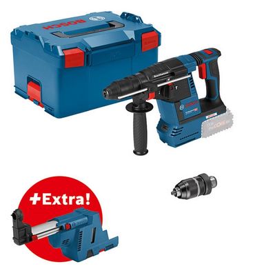 Bosch Akku Bohrhammer GBH 18V-26F + Akku Sauger GDE 18V-16 Solo 061191000K