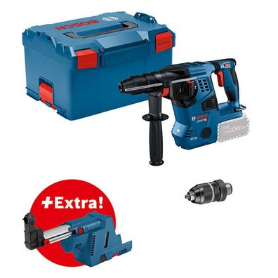 Bosch Akku Bohrhammer GBH 18V-28 CF + Akku Sauger GDE 18V-16 Solo 0611921004