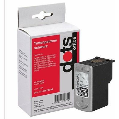 dots color Tintenpatrone ersetzt Canon CL-41