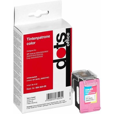 dots color Tintenpatrone ersetzt HP 304XL (N9K07AE)