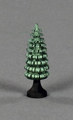 Tischdekoration Ringelbaum mit Stamm grün 16x40x16mm NEU Holzbaum Weihnachten