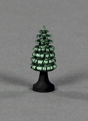 Tischdekoration Ringelbaum mit Stamm grün Höhe 30mm NEU Holzbaum Weihnachtsdeko