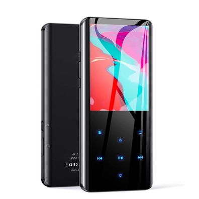 MP3-Player mit Bluetooth, Touchscreen-MP3-Player mit Lautsprecher, tragbarer