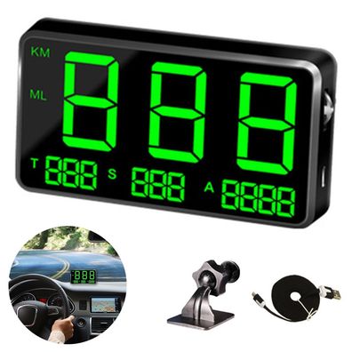 Digital Auto GPS Tachometer Hud Head Up Display Geschwindigkeit Anzeige KM/h