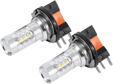 2pcs 80W H15 LED Birnen Weiß Auto Scheinwerfer Birnen LED Tagfahrlicht Birne