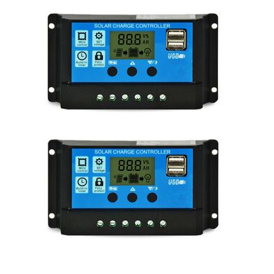 Solar Battery Controller 12V/24V Solar Panel Ladungssteuerungssteuerung Erdungs