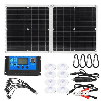 Solar Panel Kit 50W 12V, Solar Battery Charger Maintainer for Boat Car RV