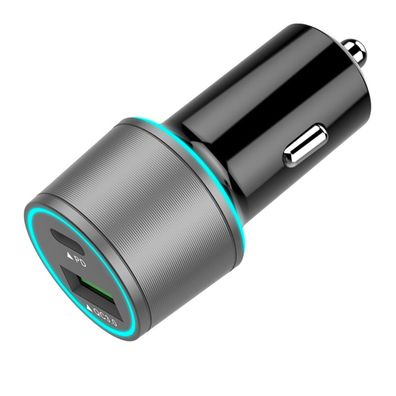 Auto-Ladegerät, USB-C PD Auto-Zigarettenanzénder, Typ C-Auto-Ladegerät QC