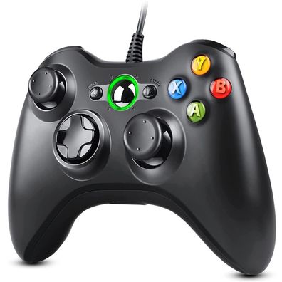 Controller fér Xbox 360, Gamepad-Joystick mit kabelgebundenem USB-Controller