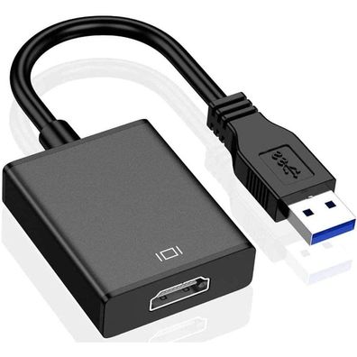 USB zu HDMI Adapter 2 in 1 USB Type-C Hub USB 3.0/2.0 zu HDMI Adapter Konverter