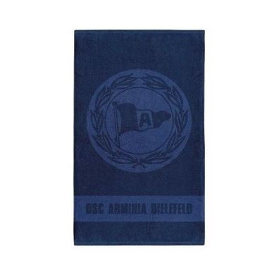 Arminia Bielefeld Gästetücher 2er Set navy Fussball Blau-30x50cm, 500gsm