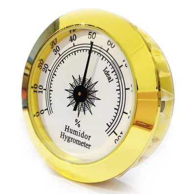 Zigarrenhygrometer Analoges Zigarren Humidor Hygrometer Mechanisches rundes