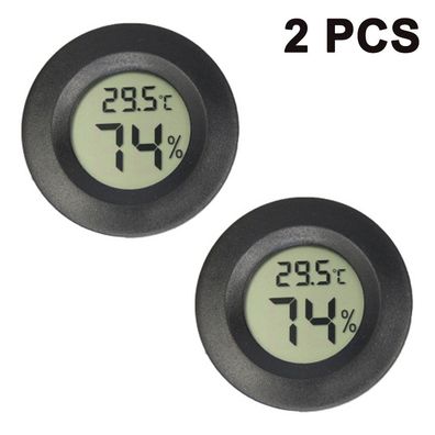 2er-Pack LCD Digital Hygrometer Thermometer, Innen-Außenfeuchtemessgerät