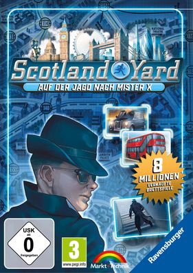 Scotland Yard - Auf der Jagd nach Mister X - Klassiker - PC - Download Version