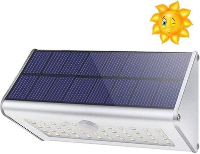 1100 Lm 46 LED 4500mAh, Solarwandleuchte fér den Außenbereich,