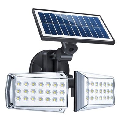 2 Kopf LED Sicherheitslicht Bewegungssensor außen einstellbar 20W, IP65,