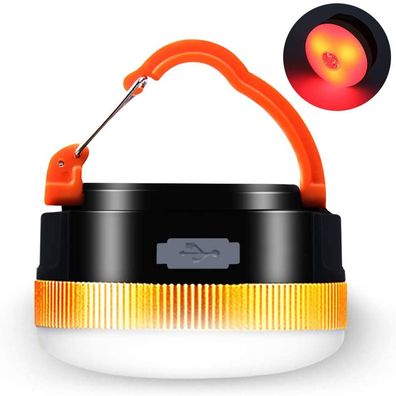 Tragbare Solar LED Camping Laterne Licht Solarbetriebene & USB Wiederaufladbare