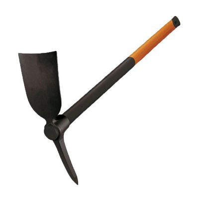 Fiskars Spitzhacke und Breithacke, extra breite Hackseite Länge 90cm, 3Kg, 1002209