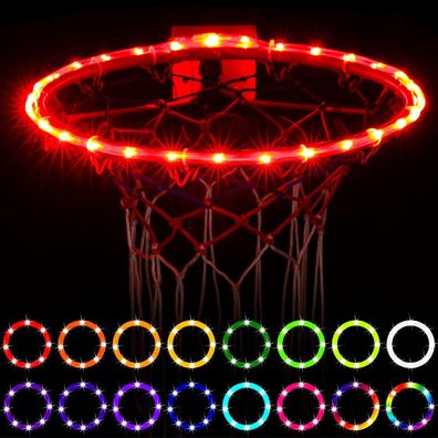 LED-Basketball-Reifen-Lichter, Fernbedienung, Basketball-Rand