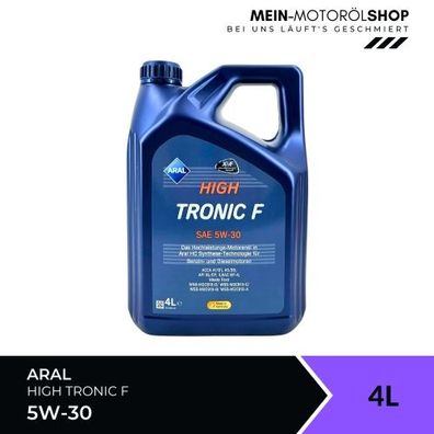 Aral HighTronic F 5W-30 4 Liter