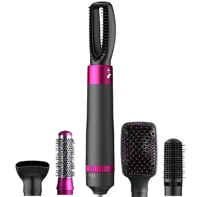 Hair Dryer Hot Air Brush Set, 5 in 1 Hair Dryer Brush with 5 Interchangeable